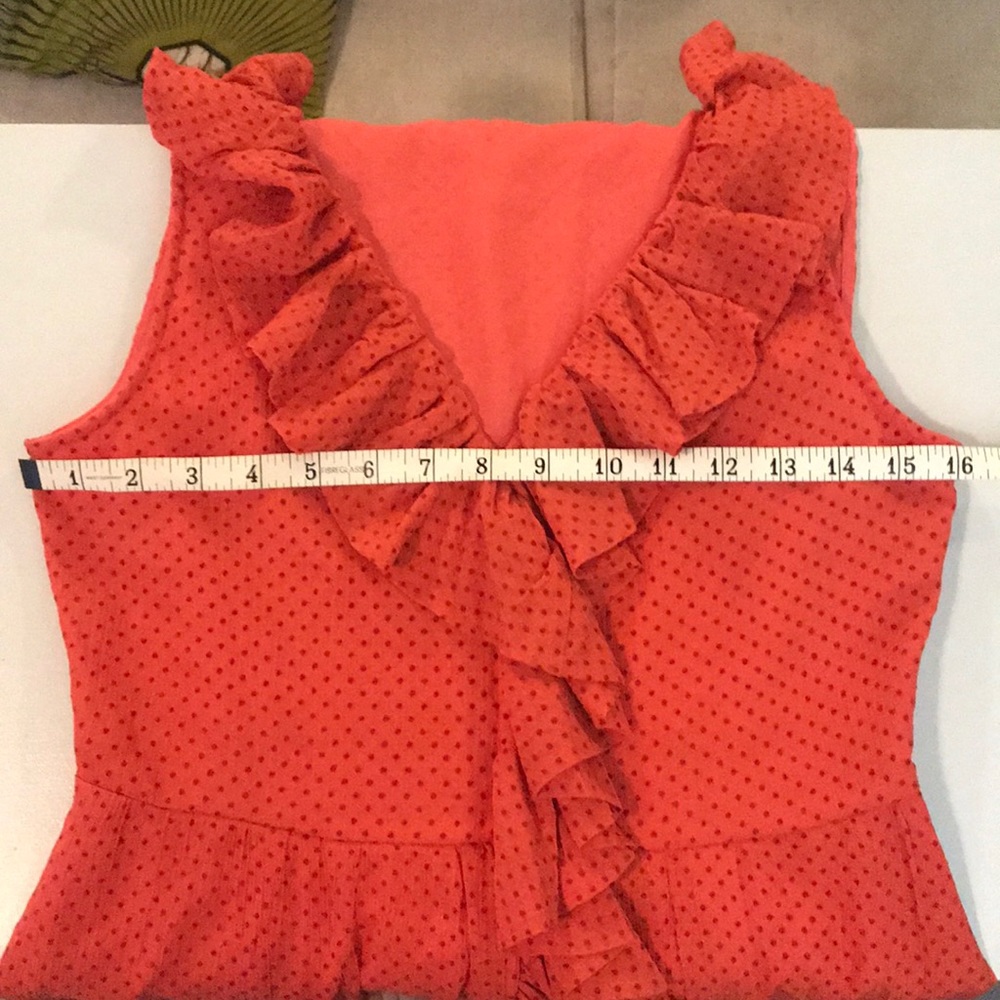Marc By Marc Jacobs Red Ruffle Dress - Picture 9 of 10